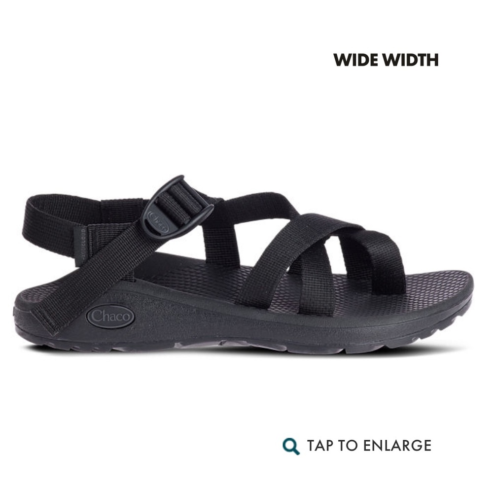 Womens black Chaco sandal Z cloud- like new!